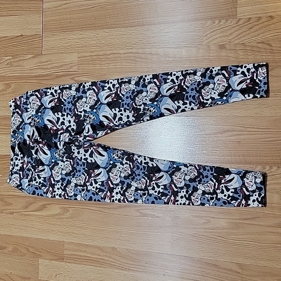EUC LulaRoe Disney Cruella deville womens one size leggings - Picture 2 of 5